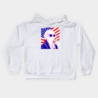 Washington United States Of America Peace Out Kids Hoodie